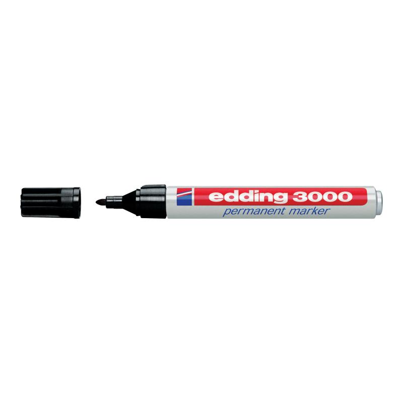 EDDING 3000 Marker permanent Schwarz 4-3000001 43000001 (4-3000001)