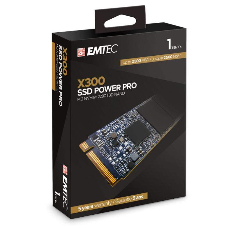 Emtec X300 Internal (ECSSD1TX300) SSD 1TB M 2 EMTEC2 EMTEC 2