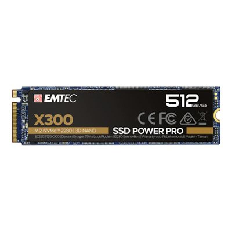 Emtec X300 Internal (ECSSD512GX300) SSD 512GB M 2 EMTEC2 EMTEC 2