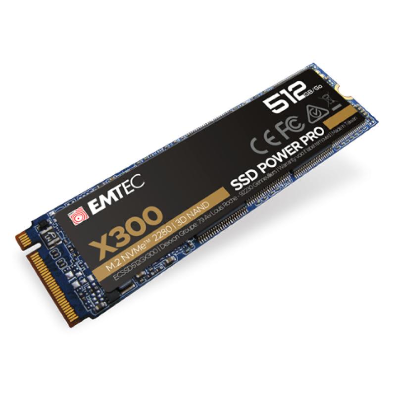Emtec X300 Internal (ECSSD512GX300) SSD 512GB M 2 EMTEC2 EMTEC 2