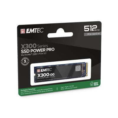 Emtec X300 Internal (ECSSD512GX300) SSD 512GB M 2 EMTEC2 EMTEC 2