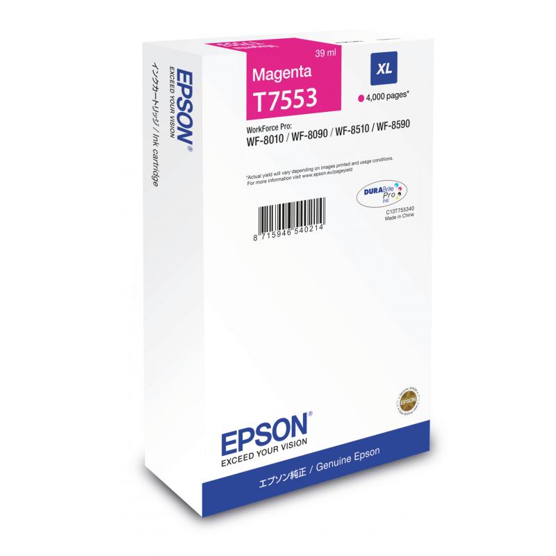 Epson Cartridge Magenta XL (C13T755340)(C13T75534N)