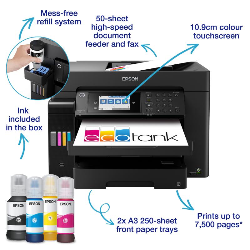 Epson EcoTank ET-16655 ET16655 Multifunktionsdrucker (C11CH71411)