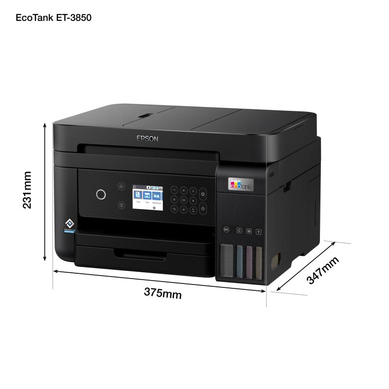 Epson EcoTank ET-3850 ET3850 Multifunktionsdrucker (C11CJ61402)