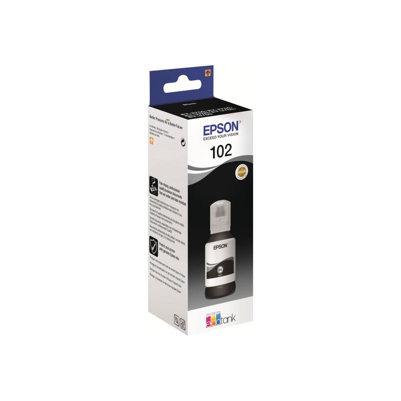 Epson Ink 102 Black Schwarz (C13T03R140)