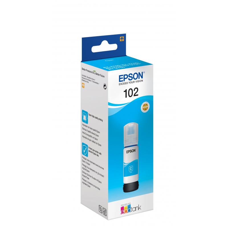 Epson Ink 102 Cyan (C13T03R240)