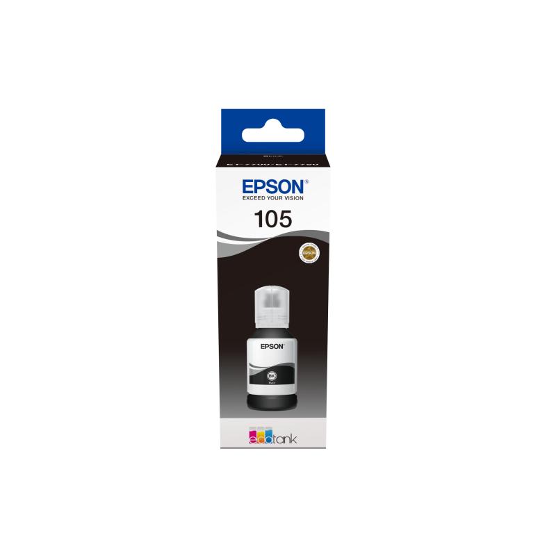 Epson Ink 105 Black Schwarz (C13T00Q140)