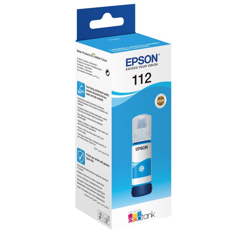Epson Ink 112 Pigment Cyan (C13T06C24A)
