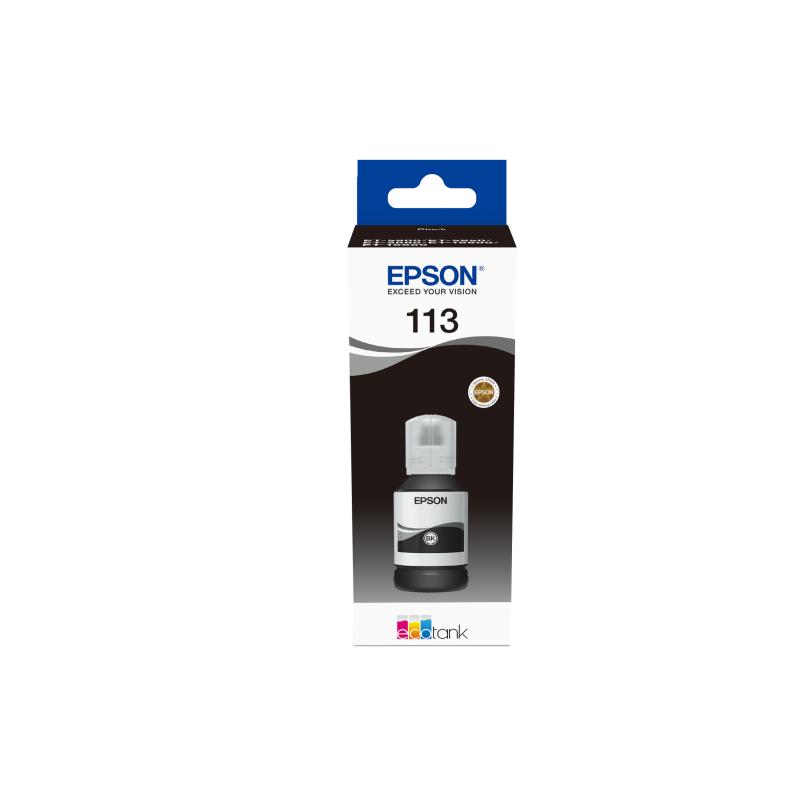 Epson Ink 113 EcoTank Pigment Black Schwarz (C13T06B140)