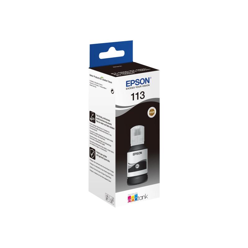 Epson Ink 113 EcoTank Pigment Black Schwarz (C13T06B140)