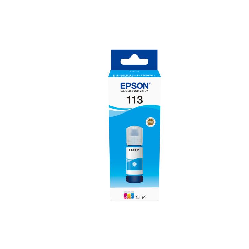 Epson Ink 113 EcoTank Pigment Cyan (C13T06B240)