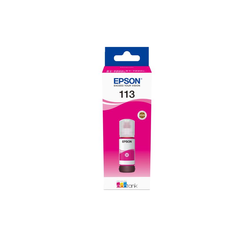 Epson Ink 113 EcoTank Pigment Magenta (C13T06B340)