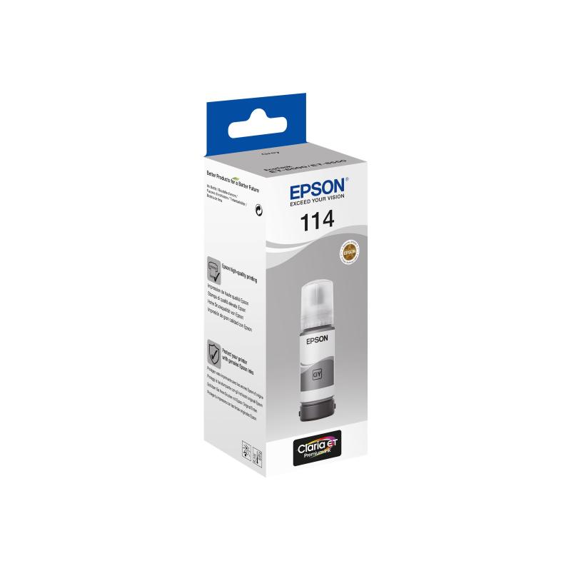 Epson Ink 114 EcoTank Grey (C13T07B540)