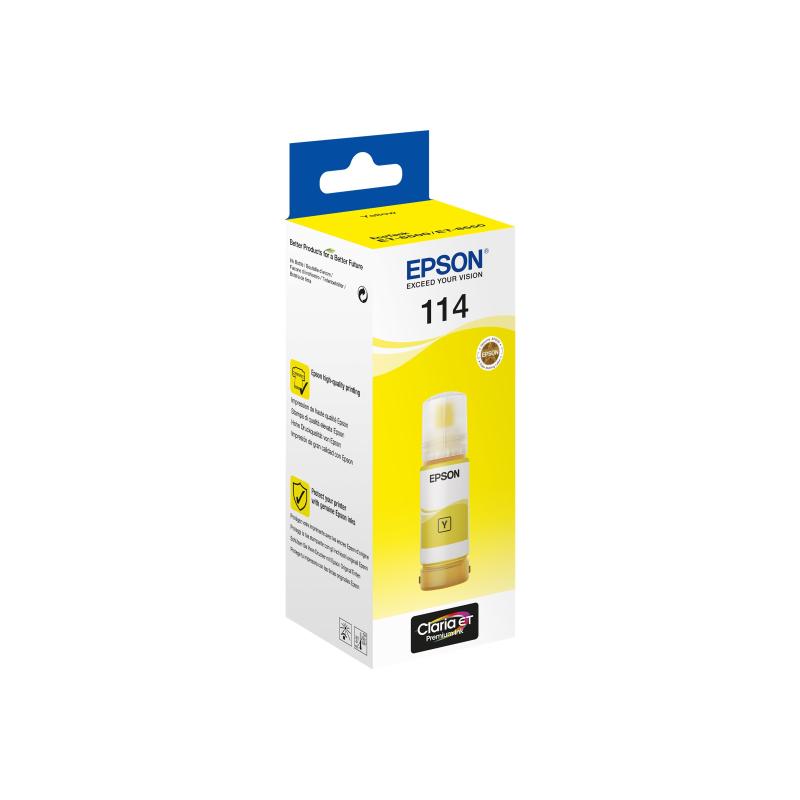 Epson Ink 114 EcoTank Yellow Gelb (C13T07B440)