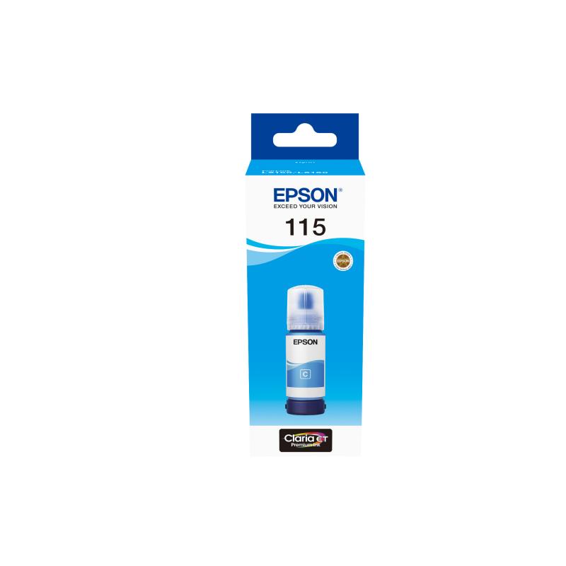 Epson Ink 115 EcoTank Cyan (C13T07D24A)