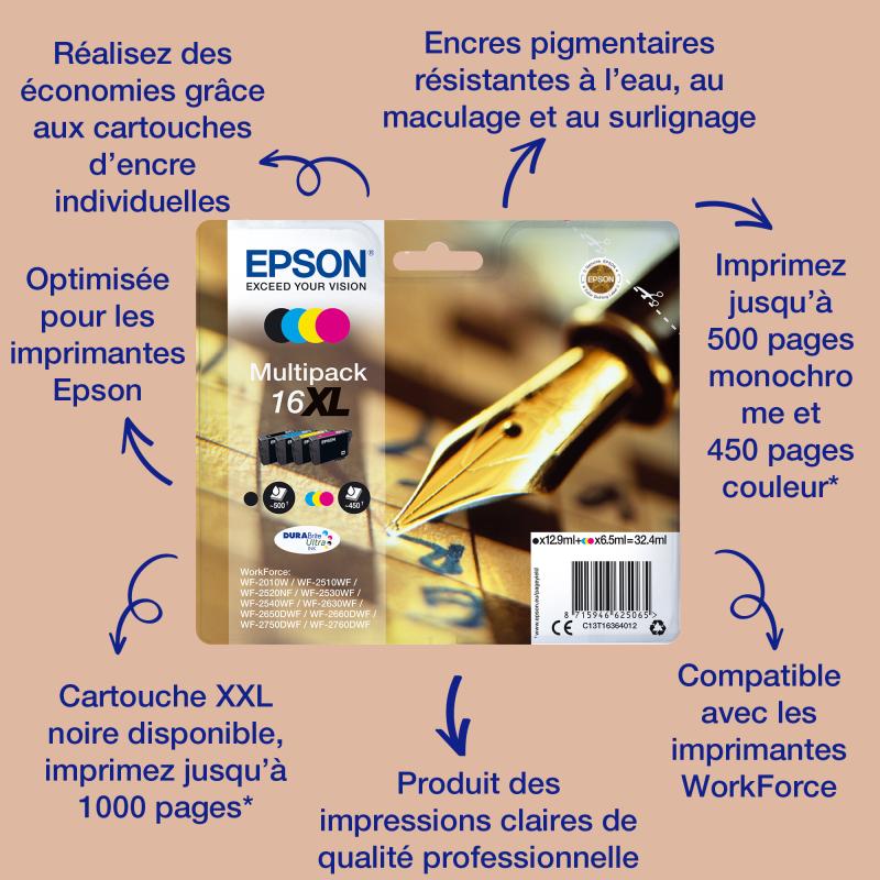 Epson Ink 16XL Multipack (C13T16364022)