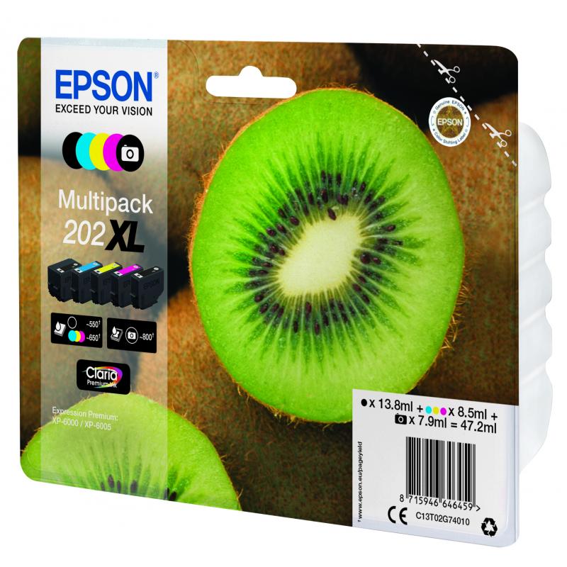 Epson Ink 202XL Multipack (C13T02G74010)