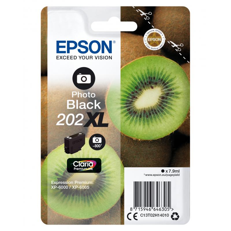 Epson Ink 202XL Photo Black Schwarz (C13T02H14010)