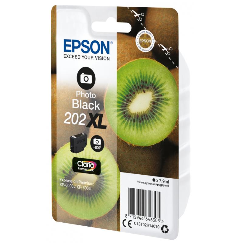 Epson Ink 202XL Photo Black Schwarz (C13T02H14010)