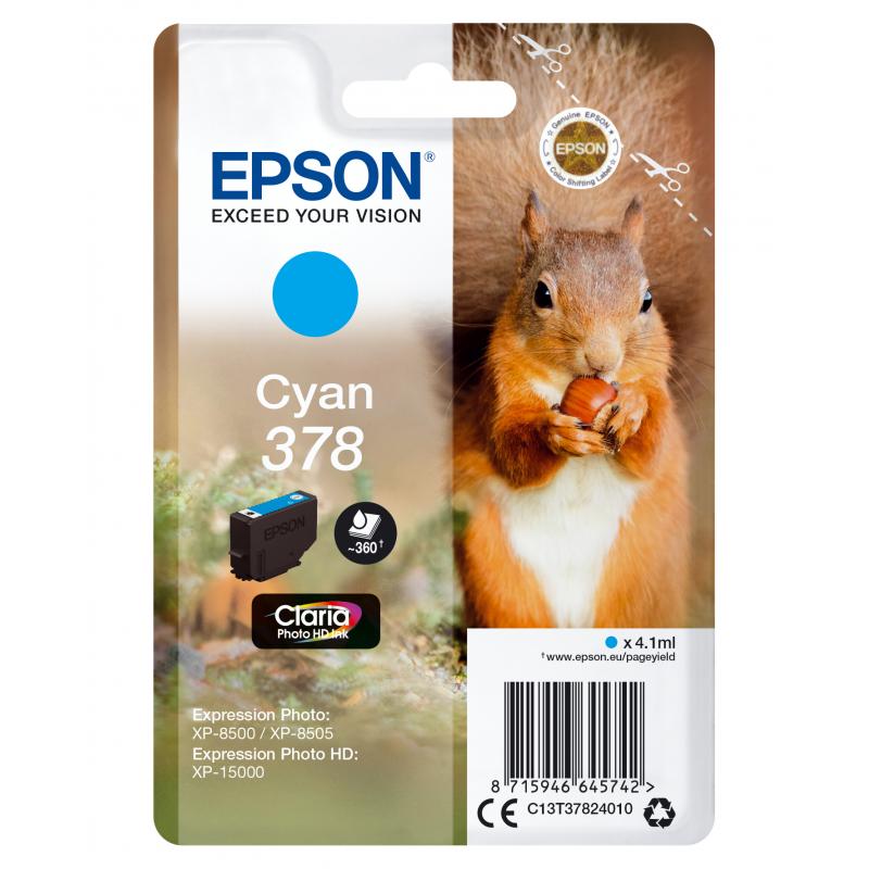 Epson Ink 378 Cyan (C13T37824010)