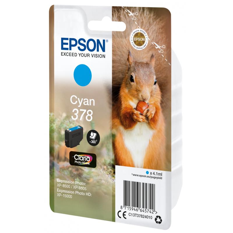Epson Ink 378 Cyan (C13T37824010)