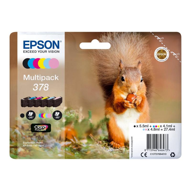 Epson Ink 378 Multipack (C13T37884010)
