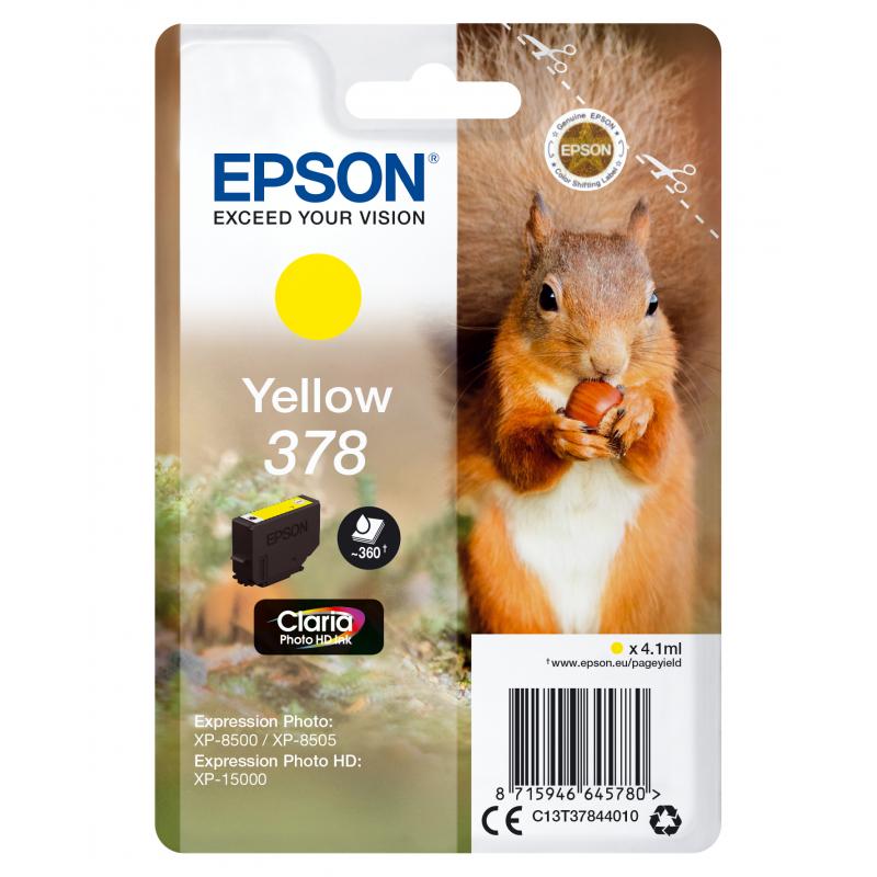 Epson Ink 378 Yellow Gelb (C13T37844010)