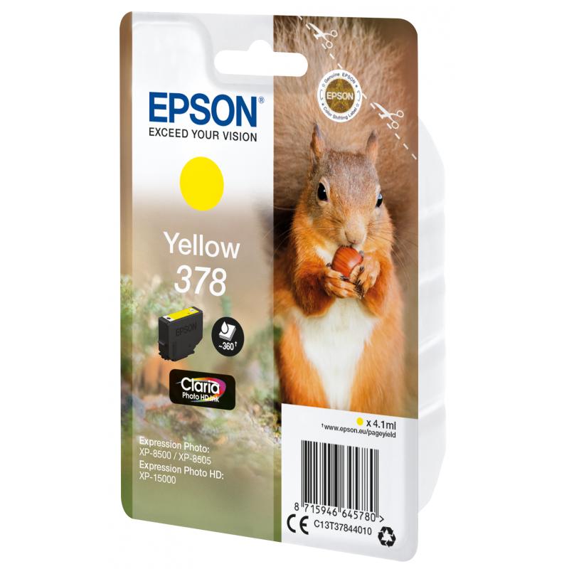 Epson Ink 378 Yellow Gelb (C13T37844010)