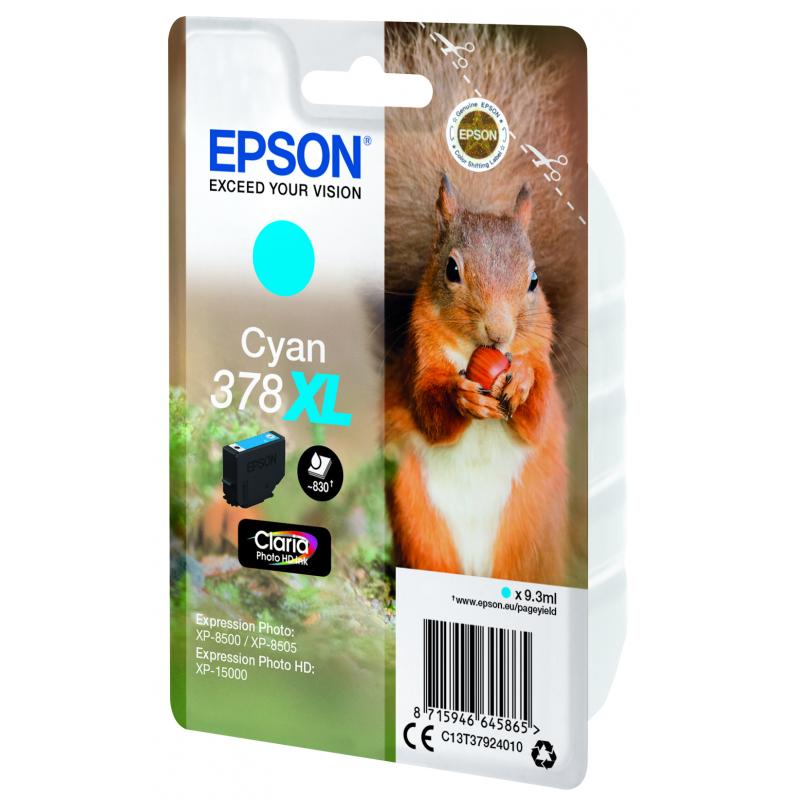Epson Ink 378XL Cyan (C13T37924010)