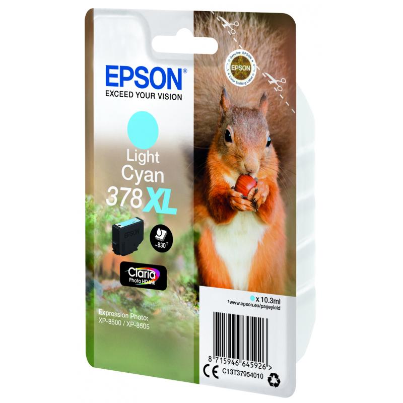 Epson Ink 378XL Light Cyan (C13T37954010)