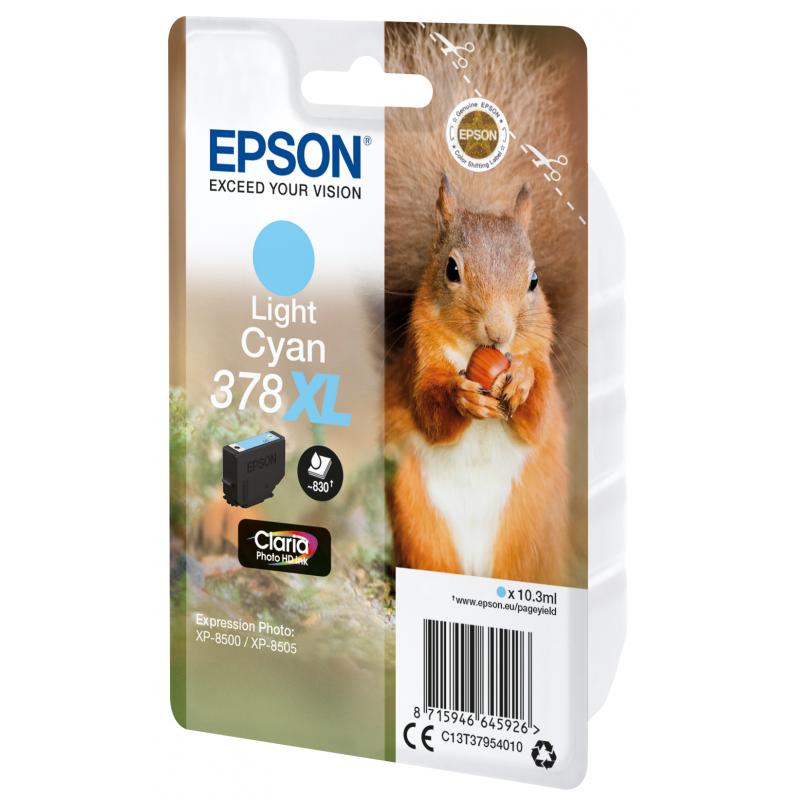 Epson Ink 378XL Light Cyan (C13T37954010)
