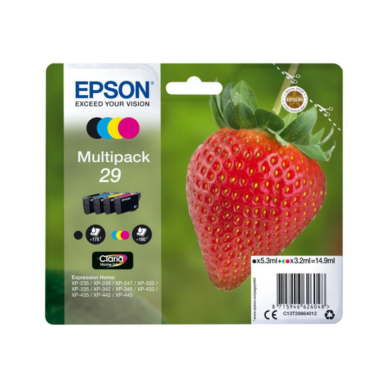 Epson Ink 4 Color Multipack No 29 Epson29 Epson 29 (C13T29864012)