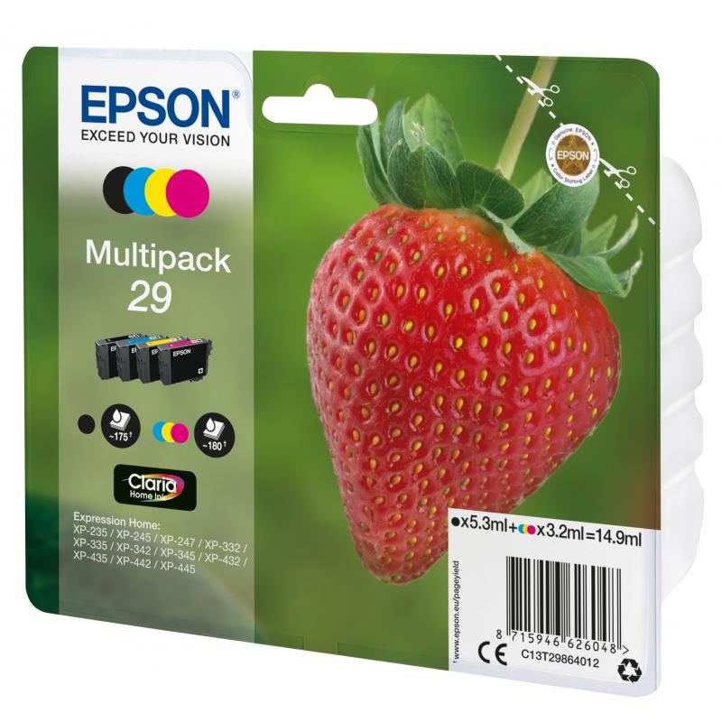 Epson Ink 4 Color Multipack No 29 Epson29 Epson 29 (C13T29864012)