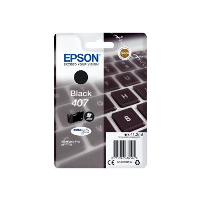 Epson Ink 407 Black Schwarz (C13T07U140)