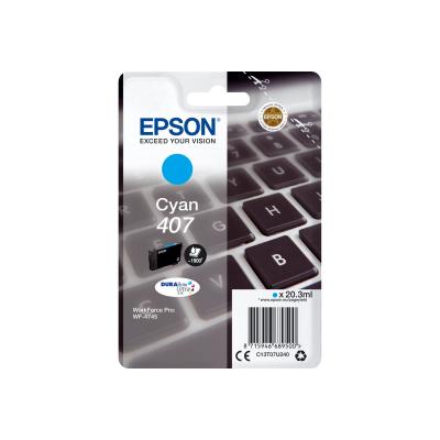 Epson Ink 407 Cyan (C13T07U240)