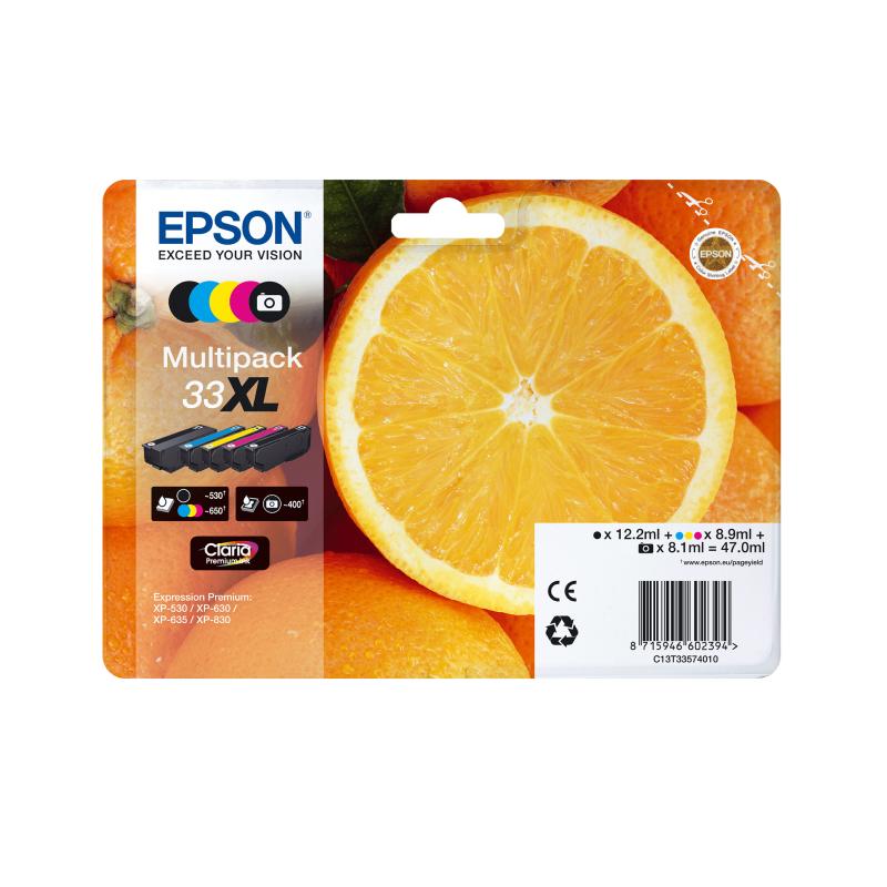 Epson Ink 5 Color Multipack No 33 Epson33 Epson 33 (C13T33374011)