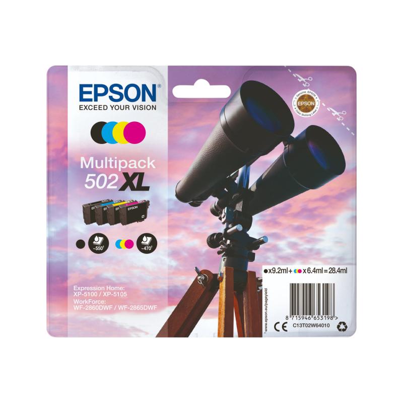 Epson Ink 502 XL Multipack (C13T02W64510) EasyMail