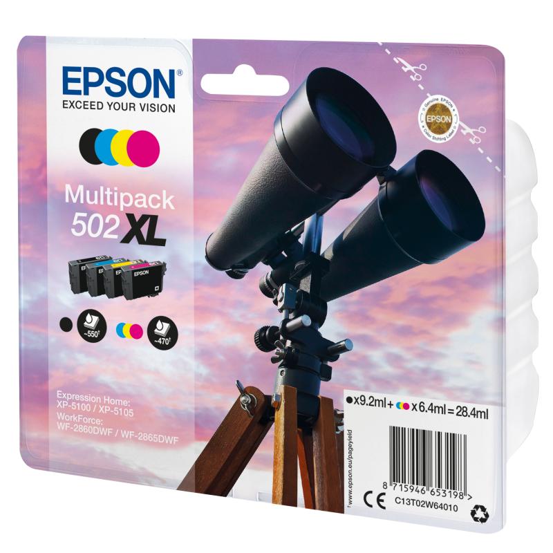 Epson ink 502XL Multipack (C13T02W64010)