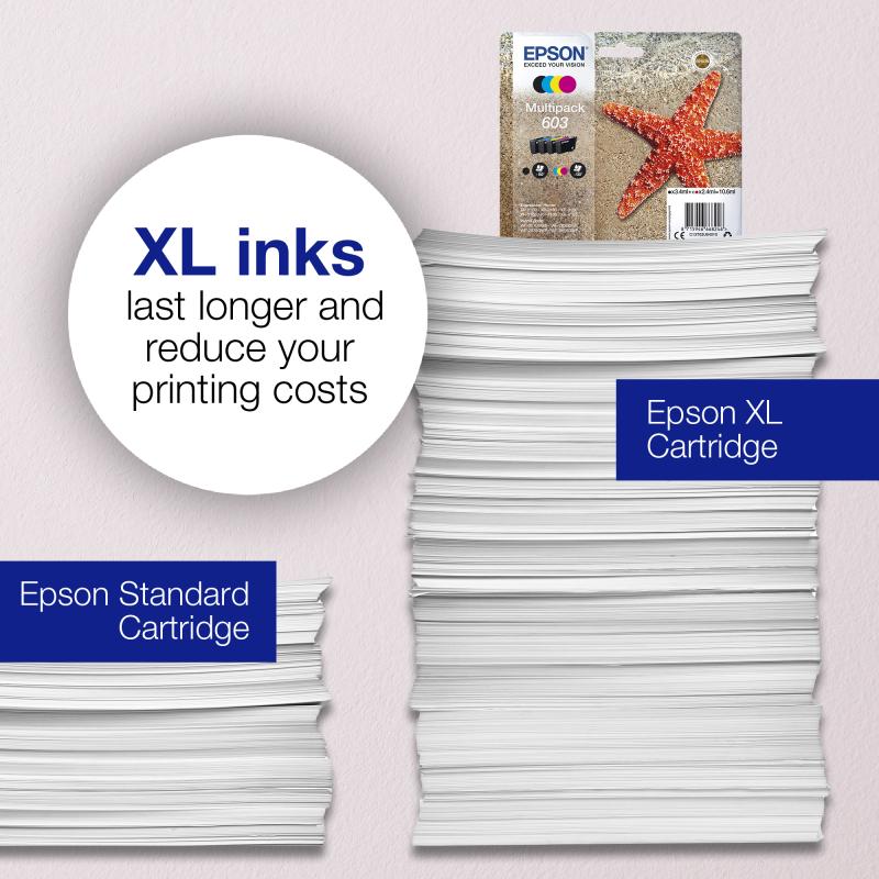 Epson Ink 603 Multipack Easy Mail (C13T03U64510)