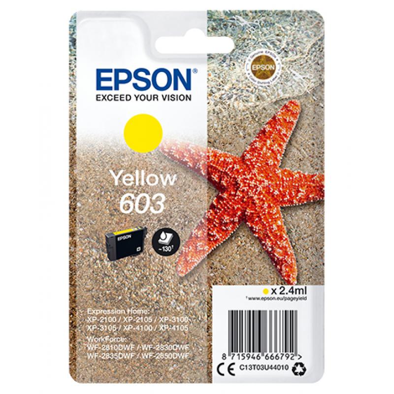 Epson Ink 603 Yellow Gelb (C13T03U44010)