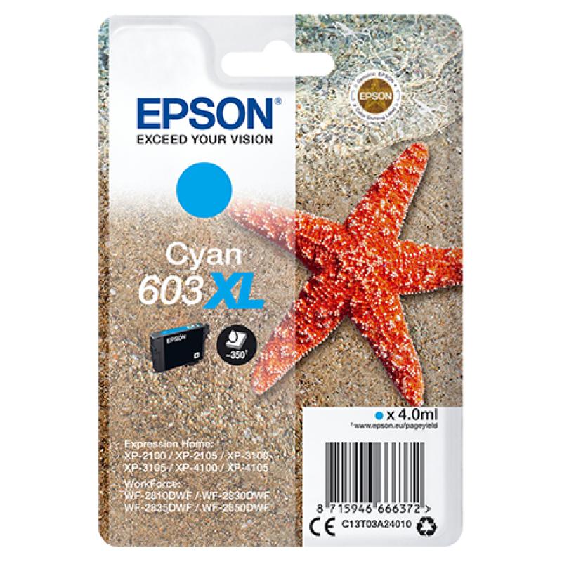 Epson Ink 603XL Cyan (C13T03A24010)