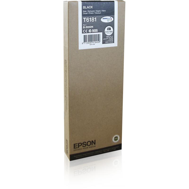 Epson Ink Black Schwarz Extra HC 8k (C13T618100)