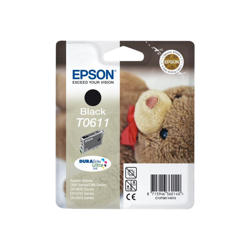 Epson Ink Black Schwarz T0611 (C13T06114010)