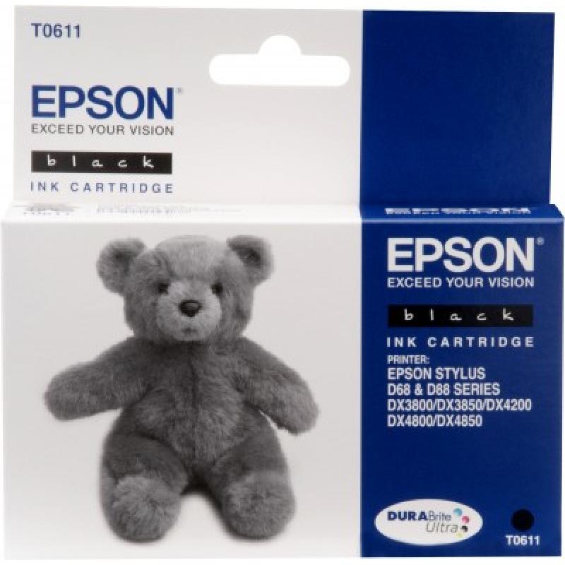 Epson Ink Black Schwarz T0611 (C13T06114010)