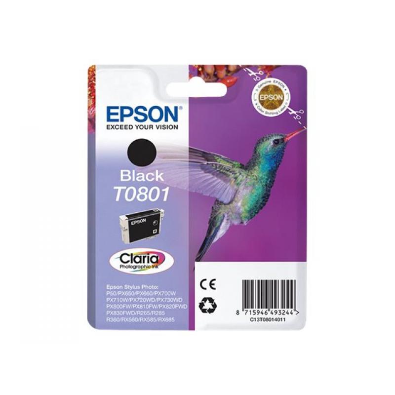 Epson Ink Black Schwarz T0801 (C13T08014021)