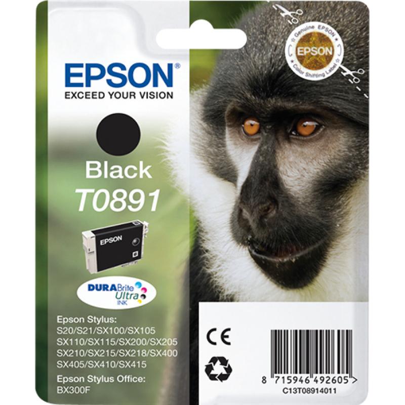Epson Ink Black Schwarz T0891 (C13T08914011)