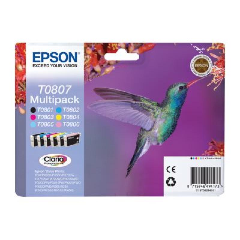 Epson Ink Color Multipack T0807 (C13T08074011)