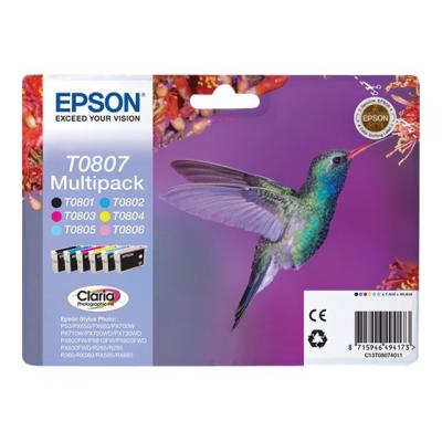 Epson Ink Color Multipack T0807 (C13T08074011)