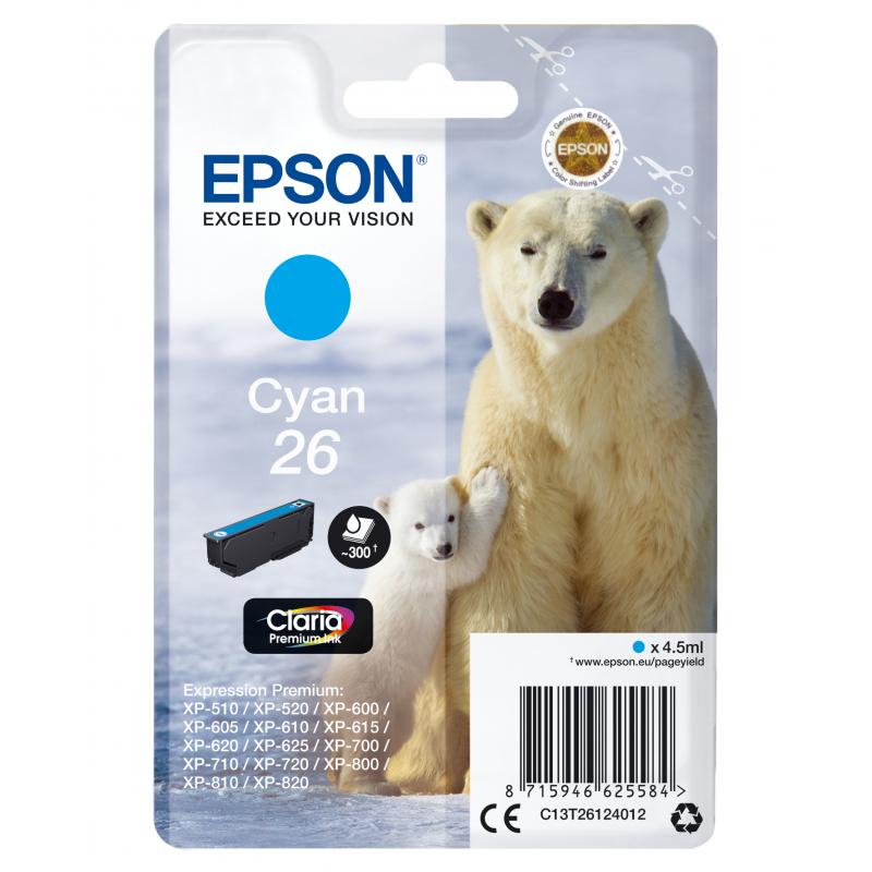 Epson Ink Cyan (C13T26124012)