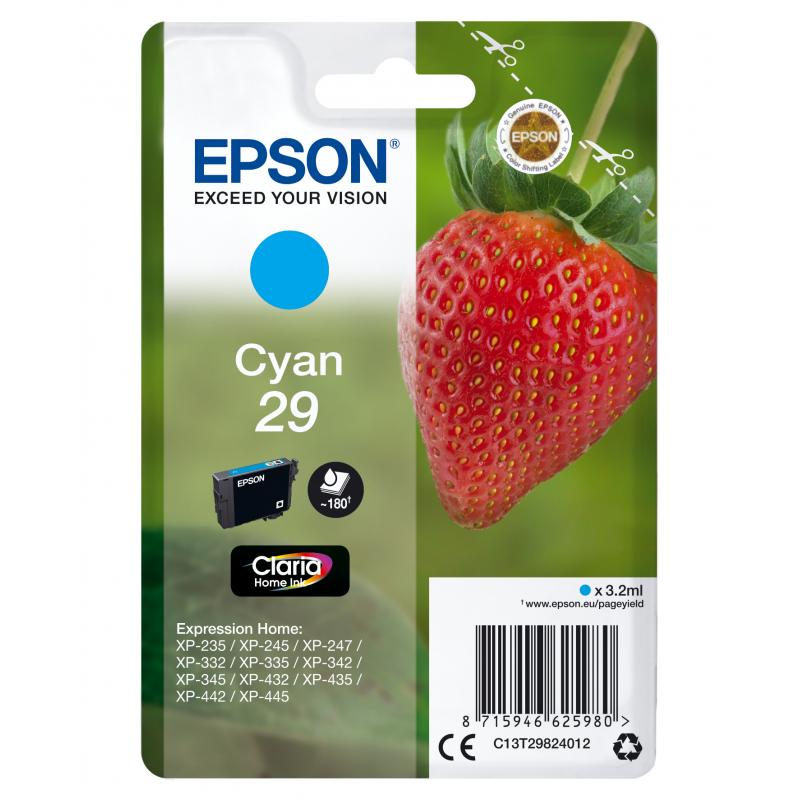 Epson Ink Cyan No 29 Epson29 Epson 29 (C13T29824012)